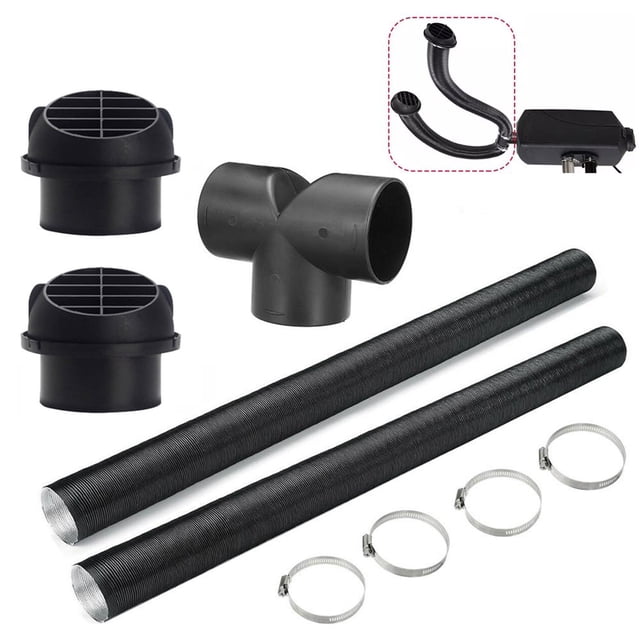 75mm Car Auto Heater Pipe Duct Warm Air Outlet Vent Hose Clips For Propex Diesel Heater