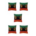 thumbnail image 1 of maskred Soft And Durable Throw Pillows Covers Are Easy To Clean And Fit Home Decoration W0134-15 5Set, 1 of 6