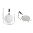 thumbnail image 2 of Cake Lifter, Heavy-Duty Pizza Turning Peel, Metal Pizza Spatula for Oven and Grill Stone, Professional Pizza Peel Stainless Steel Paddle for Pizza, 1 Pcs, 10x18", 2 of 8
