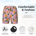 thumbnail image 5 of Lsque Mens Swim Trunks Fruit Pattern - Bathing Suit Compression Liner - Beach Swim Shorts Swimwear - (S-3XL) - Stretch Quick Dry -Small, 5 of 9