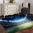 thumbnail image 3 of Area Rugs 2.7'x5', Rugby Carpet for Living Room Bedroom Dining Room, Modern Sport Blue Green Landscape Throw Kitchen Rugs Non Slip Washable Rectangle Indoor Outdoor Rugs, 3 of 8