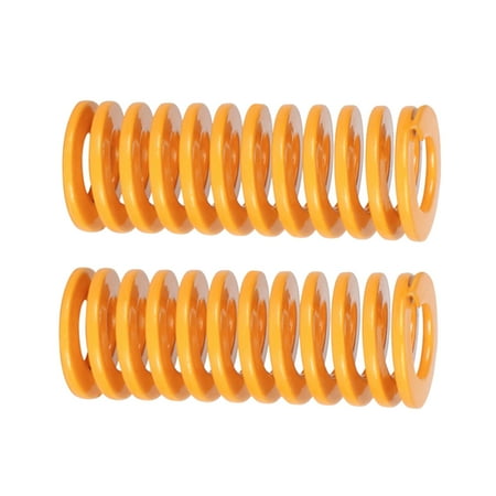 

2pcs Heated Bed Springs Die Springs Light Load Compression Spring for 3D Printer Heatbed Springs Bottom (Orange)
