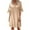 Rose Gold, variant on Seductiva Clearance Sales Women's Cotton Nightgown Sleepwear Women Casual Solid Dress Short Sleeve V Neck Lace Dress Pullover Loose Dress Ultra-Soft Nightgown Sleep Dress