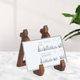 thumbnail image 6 of Generic Wooden Plate Holder Picture Frame Holder Desk Book Shelf Portable Decorative Plates Easel Display Stand for Home Dish Cooking, 6 of 8