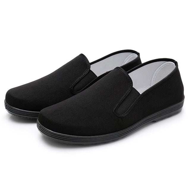 NAYUKA Beijing Cloth Shoes for Men Traditional Chinese Style Kung Fu Bruce Lee Tai Chi Retro Rubber Sole Shoes 38 45 Father s Day Gift Walmart