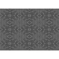 thumbnail image 1 of Ahgly Company Machine Washable Indoor Rectangle Transitional Dark Gray Black Area Rugs, 2' x 3', 1 of 7