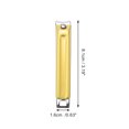 thumbnail image 4 of Unique Bargains Durable Vertical Pattern Nail Clippers 1 Pc Gold Tone, 4 of 6