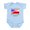 Sky Blue, variant on CafePress - Made In America With Polish Parts Body Suit - Baby Light Bodysuit, Size Newborn - 24 Months