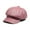 Pink, variant on Genuine Leather Vintage Hat Women Newsboy Cap Pink Baker Boy Cap H-igh Qua-lity Ladies Winter Octagonal Cap ,Soft Feel