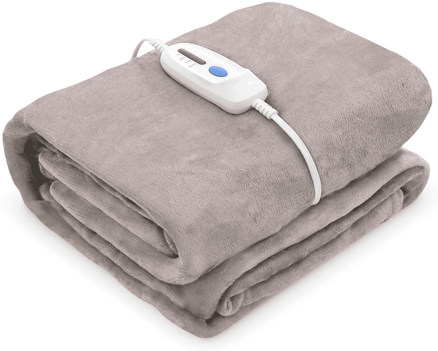 Maxkare Electric Blanket 72\" x 84\" Full Size Flannel Heated Throw