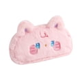 thumbnail image 3 of Estuche de peluche para lápices, bolsa de papelería con forma de animal de peluche, monedero, organizador novedoso, suave Rosa, 3 of 9