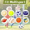 thumbnail image 5 of 4 Pairs Kids Soccer Socks Baseball Softball Youth Athletic Boys Girls Knee High Socks, 5 of 6