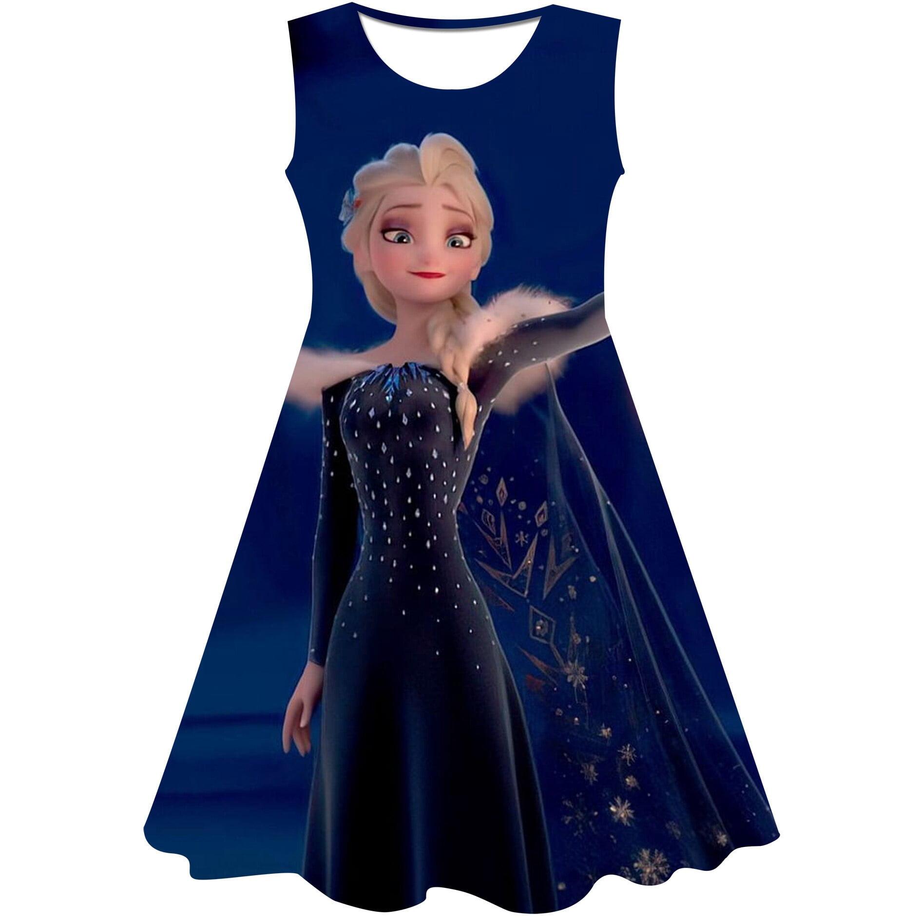 Elsa Mangas De La Tapa Gasa Vestido Con Faja Rosa Claro Tallas Grandes main image 0