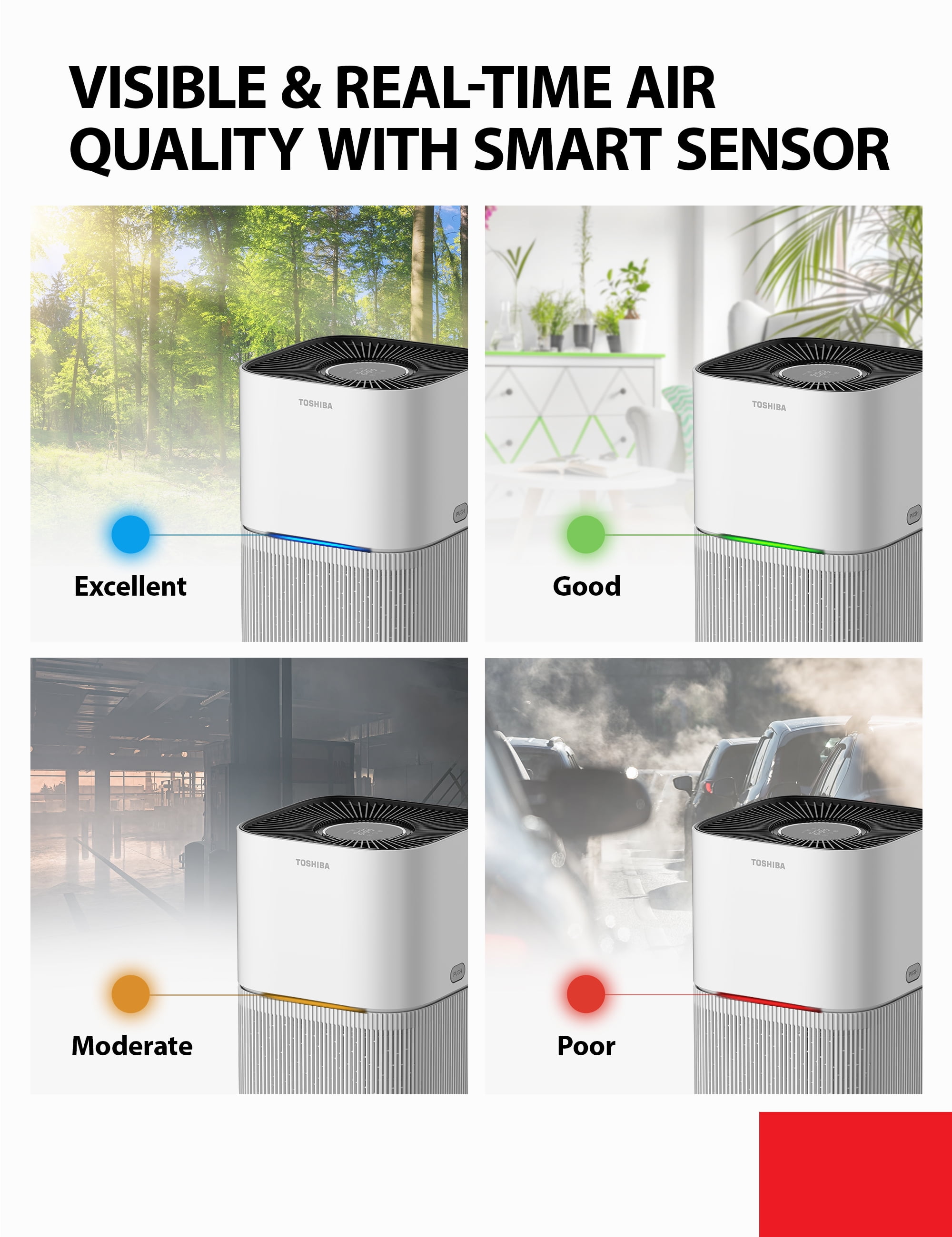 Toshiba smart wifi air purifier review deals