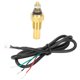 thumbnail image 2 of Oil Temperature Gauge 52mm/2.0in 40‑140℃ Display 7 Colors Backlight Black Dial for 12V Cars, 2 of 3