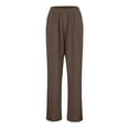 thumbnail image 4 of Bmisegm Girls Pants Stylish and Comfortable Casual Soft Everyday Wear with Elastic Waist Playful Outdoor School Trousers for Girls for Age 4-15 Coffee_001,4-5 Years, 4 of 5