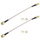 thumbnail image 1 of 2X SMA Macho A SMA Tuerca Hembra Bulkhead Crimp RG316 Coaxial Cable Puente Pigtail 15cm, 1 of 1
