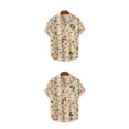 thumbnail image 3 of Camisa de Seta Hawaiana y Ventilada Sonducket para hombres Adultos Manga corta albaricoque L, 3 of 6