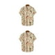 thumbnail image 1 of Minnieouse Camisa Seta Hawaiana De Poliéster Para Hombres Adolescentes - Para Fiestas Y Atracciones Turísticas Manga Corta Albaricoque L 1 albaricoque L, 1 2Conjunto, 1 of 6