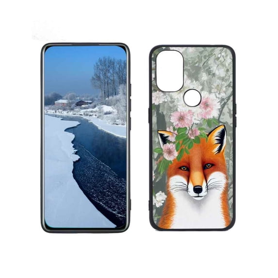 Compatible with OnePlus Nord N10 Phone Case, Fox-138 Case Men Women, Flexible Silicone Shockproof Case for OnePlus Nord N10