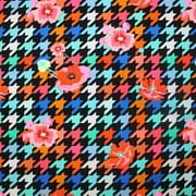 Floating Poppies Printed Spandex | Blue Moon Fabrics