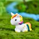 thumbnail image 1 of Micropaisaje de musgo de unicornio de color, artesanía de resina, decoración, regalo, muñeca, mini muñeca de dibujos animados de anime, 1 of 6