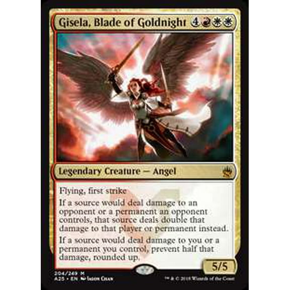 MtG Masters 25 Mythic Rare Gisela, Blade of Goldnight (Foil) #204