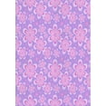 thumbnail image 1 of Ahgly Company Machine Washable Indoor Rectangle Transitional Heliotrope Purple Area Rugs, 7' x 9', 1 of 7