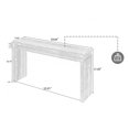 thumbnail image 6 of 60 Inch Farmhouse Console Table with Double Board Suspension,  Accent Table, Wooden Entryway Table, 120 LBS Weight Capacity, for Hallway, Living Room, Antique Nature, 6 of 6