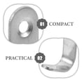 thumbnail image 3 of FOMIYES 20Ud De Pared Resistentes Para Y Cocina Acero Inoxidable Plateado Compacto, 3 of 6