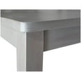 thumbnail image 3 of Best Master Luxembourg Solid Wood Rectangular Dining Table in Rustic Gray, 3 of 4