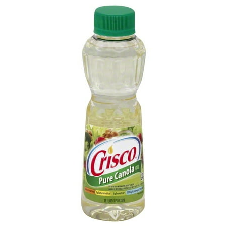 (3 pack) (3 Pack) Crisco Pure Canola Oil, 16 fl oz