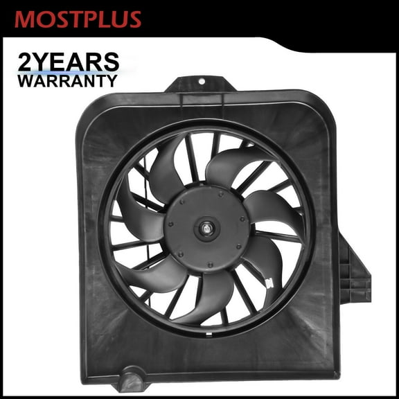 MOSTPLUS Engine Radiator Cooling Fan for 2001-05 Chrysler Town & Country Dodge Caravan New