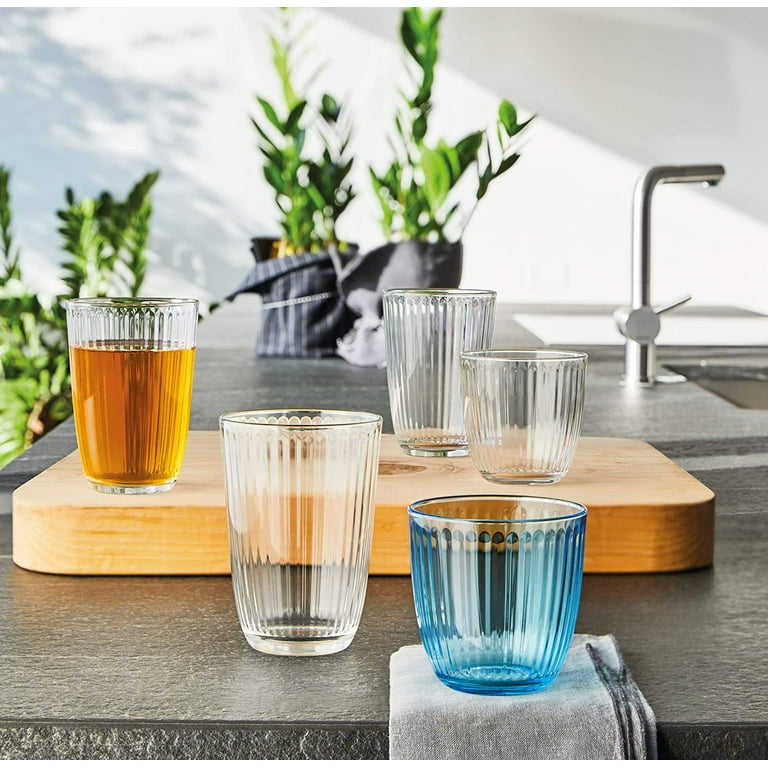 Bormioli Rocco Rock Bar Lounge Rocks Lot De 6 Verres Bleu