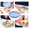 thumbnail image 5 of Assiettes à Dîner Profondes en Paille de Blé - Assiettes en Plastique Incassables et Robustes, 5 of 5