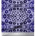 thumbnail image 1 of Soimoi Poly Georgette Fabric Mandala Kaleidoscope Fabric Prints by Yard 42 Inch Wide, 1 of 1