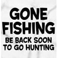 thumbnail image 2 of Funny Dad Gone Fishing Hunting Season Men's Big & Tall Graphic Hoodie Brisco Brands 5X, 2 of 5