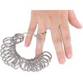 thumbnail image 2 of Jinsinto Ring Sizer Gauge Set Metal Ring Measure Tool Finger Sizing Tools Rings Size, 2 of 4