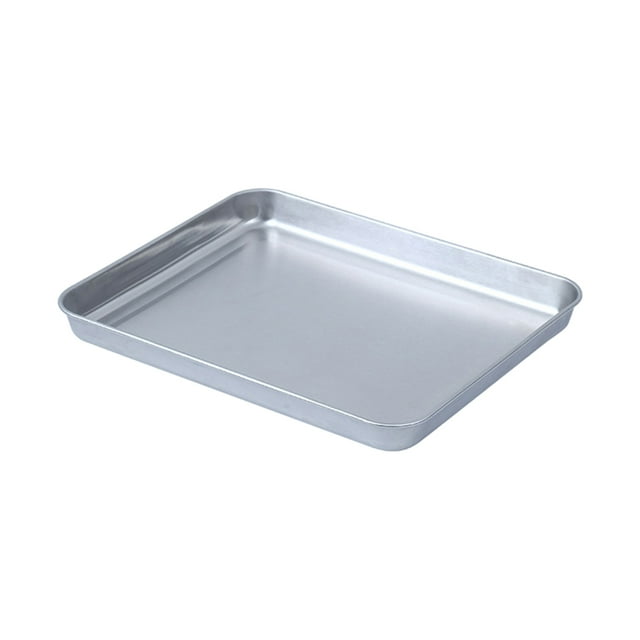 kurtrusly Stainless Steel Tray Space-saving And For Food Storage And Baking Purposes Food Storage Tray Baking Pan Tray 430square tray medium 1Set