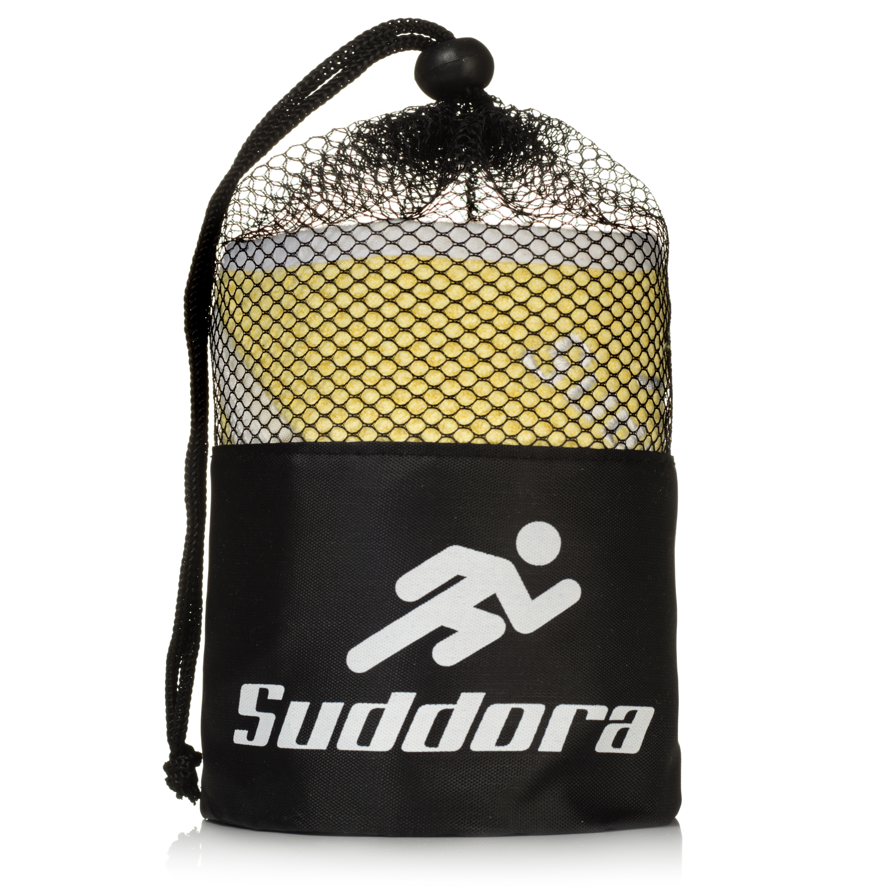 Suddora Zipper Towel Gym Sports Towel With Pocket (Yellow) Walmart