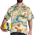 thumbnail image 4 of Atlas Men's Short Sleeve Beach Shirts, Casual Printed Button Down Poplin Shirt Summer., 4 of 6