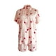 thumbnail image 2 of Gibobby Pijama De Mujer Pijama de seda helada para mujer, cárdigan, ropa de casa Sexy , traje de estilo caliente(Rosa,M), 2 of 4