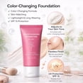 thumbnail image 2 of Color Changing Concealer 30ml, Self Adapting Liquid Foundation for Older Women Non Greasy Natural Coverage Color Matching Concealer for All Skin Types Sweat Proof Waterproof for Daily Use or Fitness, 2 of 9