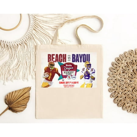 vintage Vegas Kickoff Classic Lsu Vs Usc September 1 2024  92GDDTBag  Tote Bag Beautiful  S--TH5115