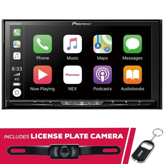 New Pioneer AVH-W4500NEX 6.94" Multimedia DVD with License Plate Camera