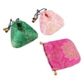 thumbnail image 2 of 48 Piezas Bolsa Bolso de Joya de Brocado de Seda, Monedero de Lazo con Cordón, Bolsa de Regalo Juego de Valor, 2 of 8