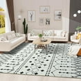 thumbnail image 2 of Ultrug Vintage Rugs Boho Geometric Moroccan Area Rug Soft Carpet for Bedroom Living Room Home Decor,4'x6',Beige, 2 of 7
