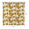 thumbnail image 5 of Waterproof Cute Sunflower Colorful Shower Curtain 72x72 Inch Boho Style Polyester Unique Shower Curtain for Bathroom Hotel Home Decor with 12 Plastic Hooks, 5 of 5