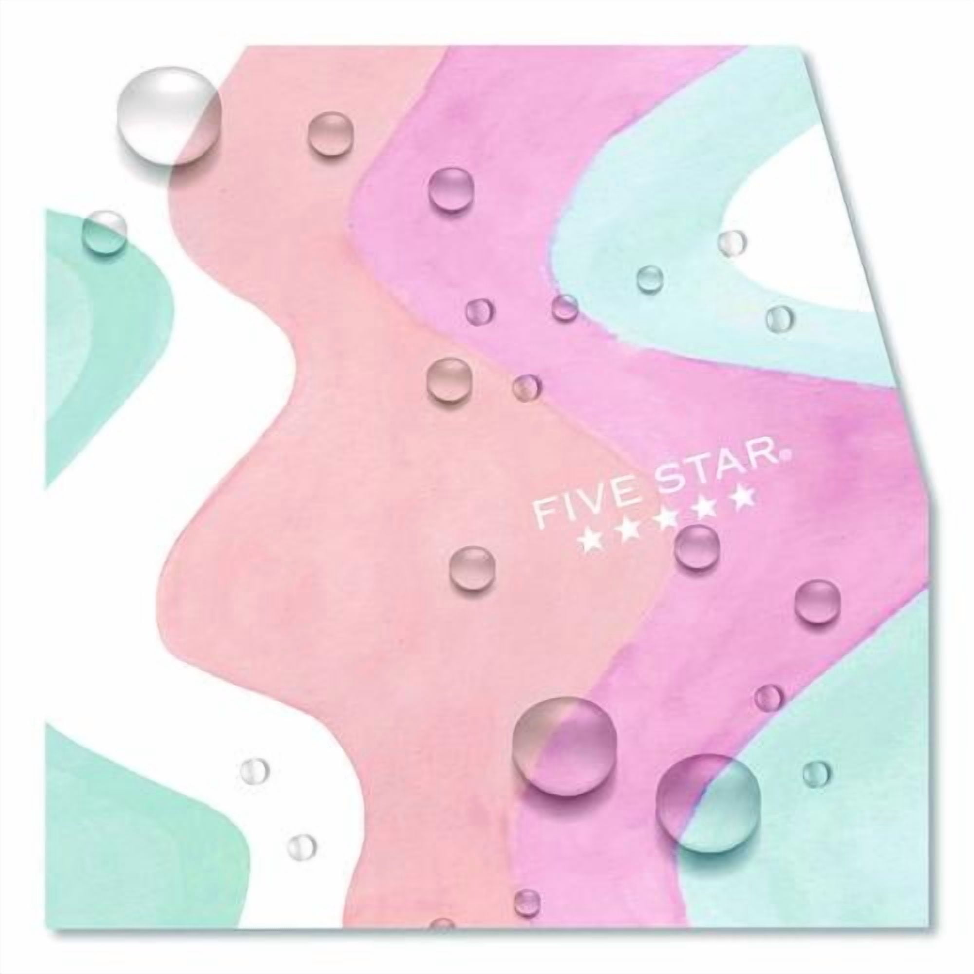 Brushy Moves Spiral Notebook, 1-Subject, Medium/College Rule, Assorted Cover Colors, (80) 11 x 8.5 S | Bundle of 10