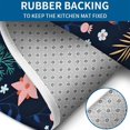 thumbnail image 4 of Pioneer Flower Floral Print Pattern Bathroom Rugs Sets 3 Piece,Toilet Cover Set,Absorbent Non Slip Bathroom Mats Sets with U-Shaped Contour Rug Toilet Rug Set, 4 of 5